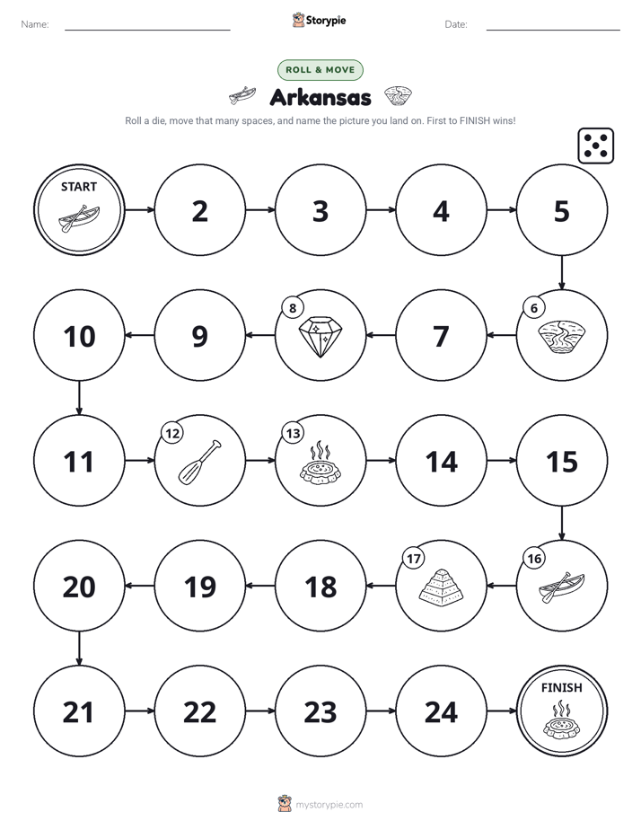 Roll & Move Game