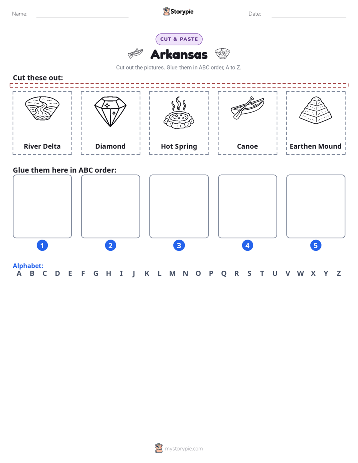 Cut & Paste Alphabet