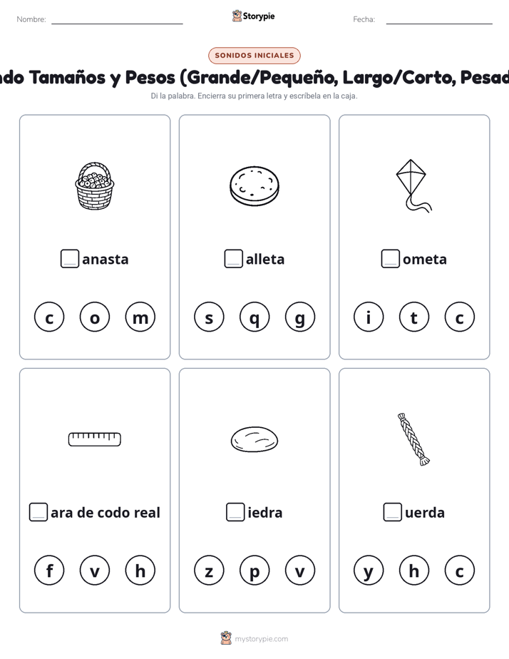 Sonidos Iniciales