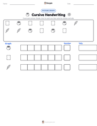 Cursive Handwriting printable worksheet preview
