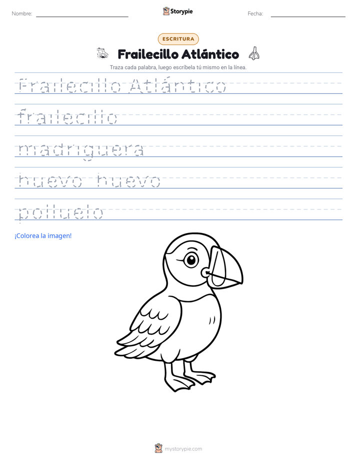 Práctica de Escritura