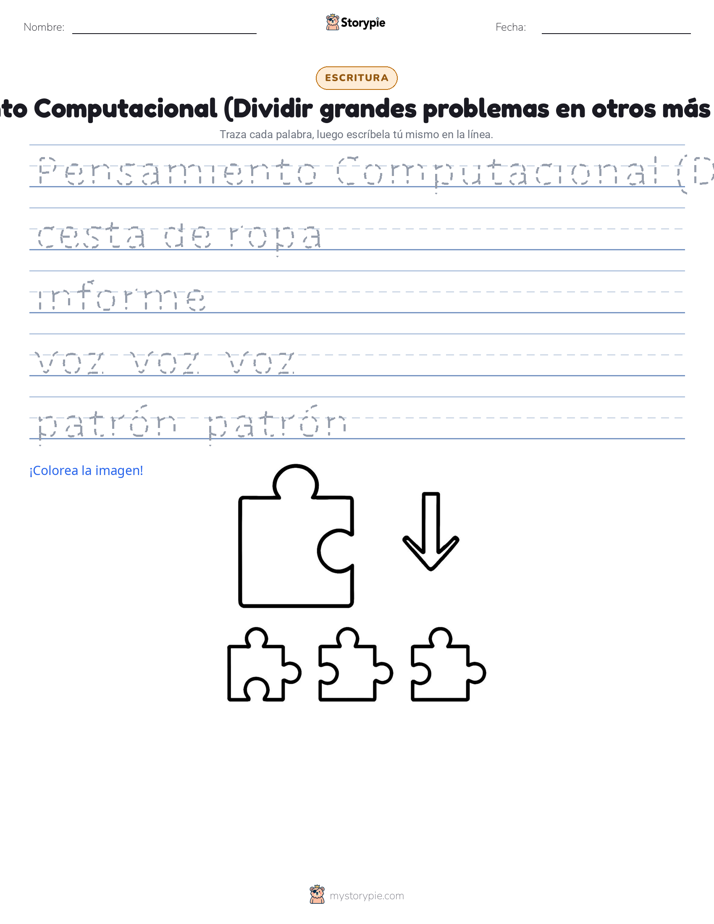 Práctica de Escritura