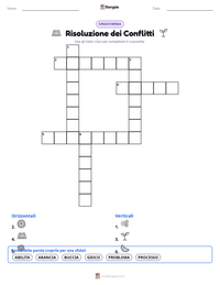 Anteprima della scheda stampabile di Risoluzione dei Conflitti