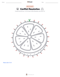 Conflict Resolution printable worksheet preview