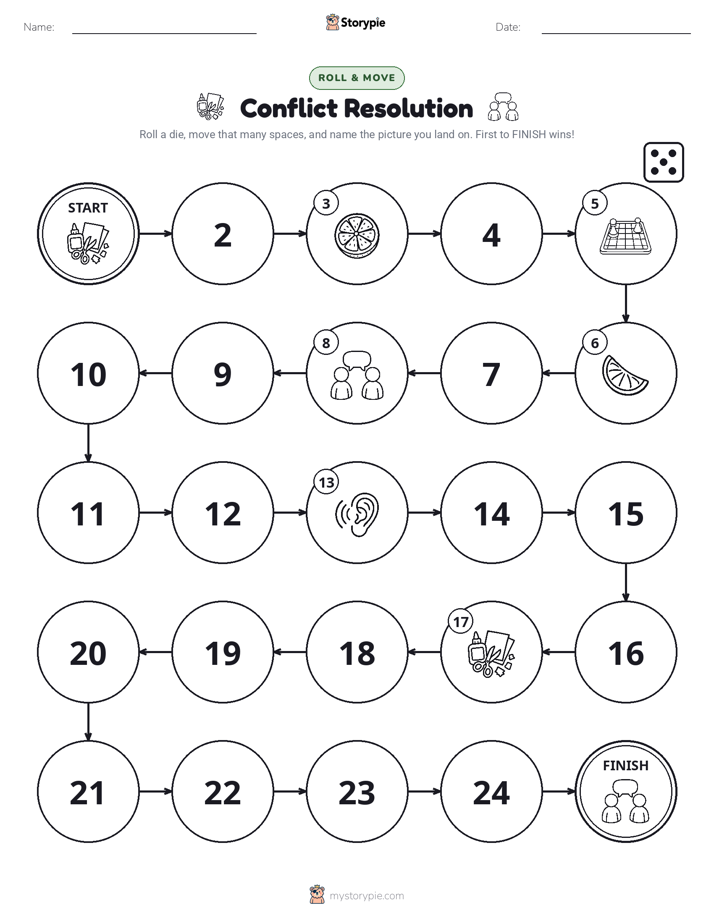 Roll & Move Game
