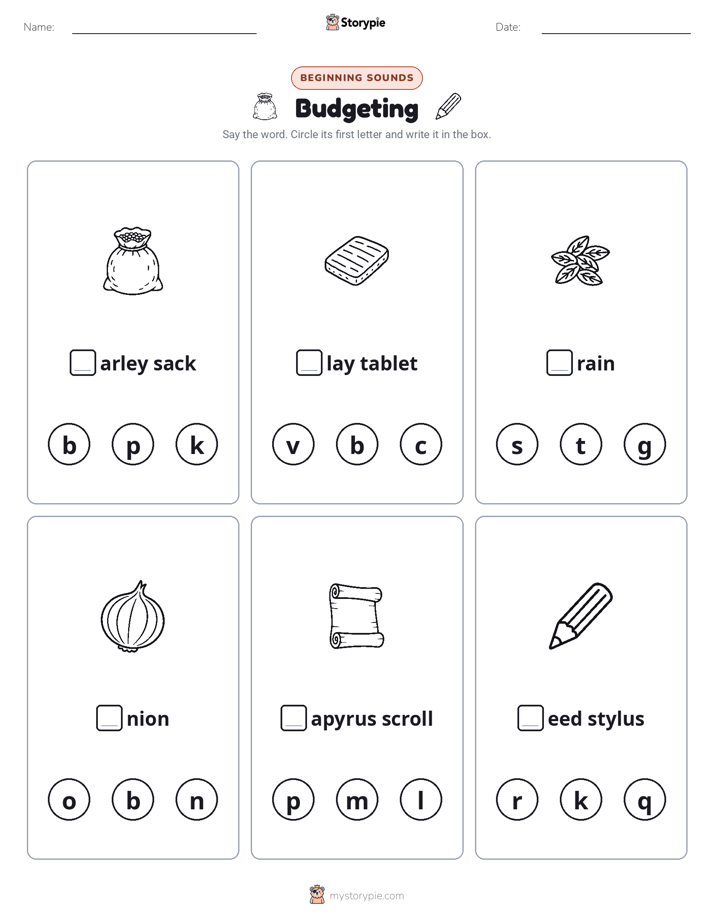 Beginning Sounds