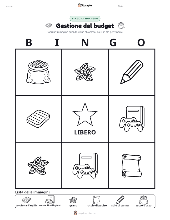 Bingo delle Immagini