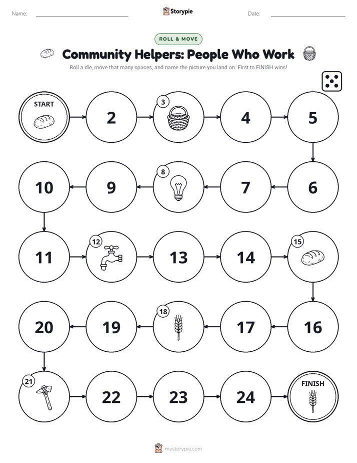 Roll & Move Game