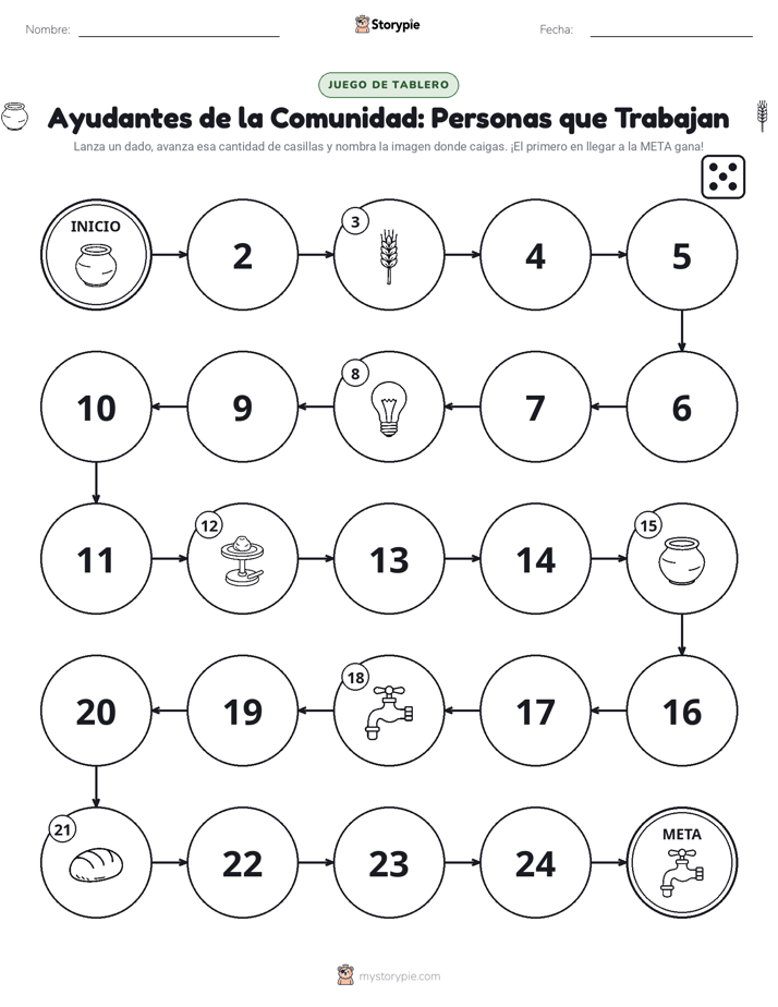 Juego de Rueda y Avanza