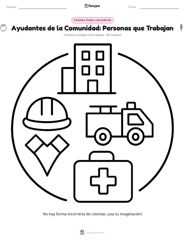 Página para Colorear