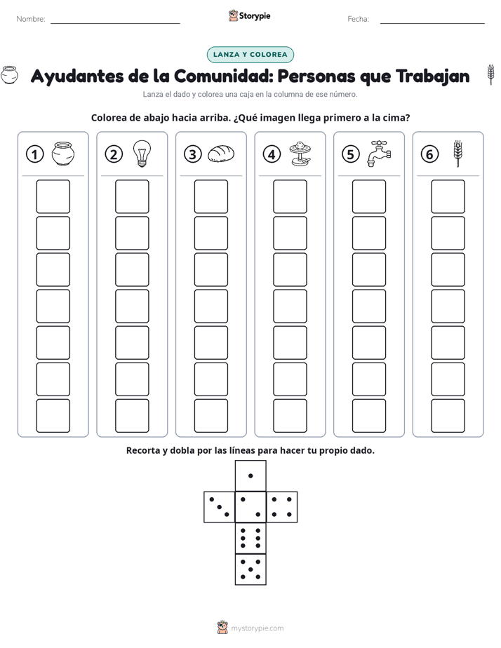 Rueda y Colorea