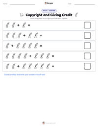 Copyright and Giving Credit printable worksheet preview