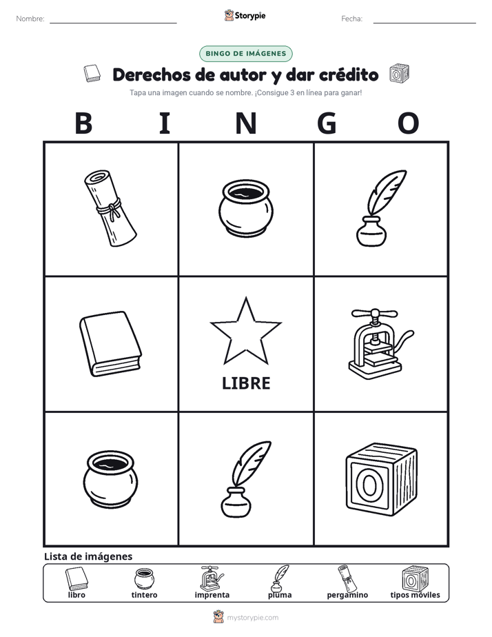 Bingo de Imágenes