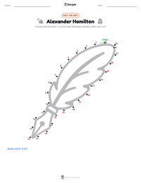 Alexander Hamilton printable worksheet preview