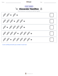 Alexander Hamilton printable worksheet preview