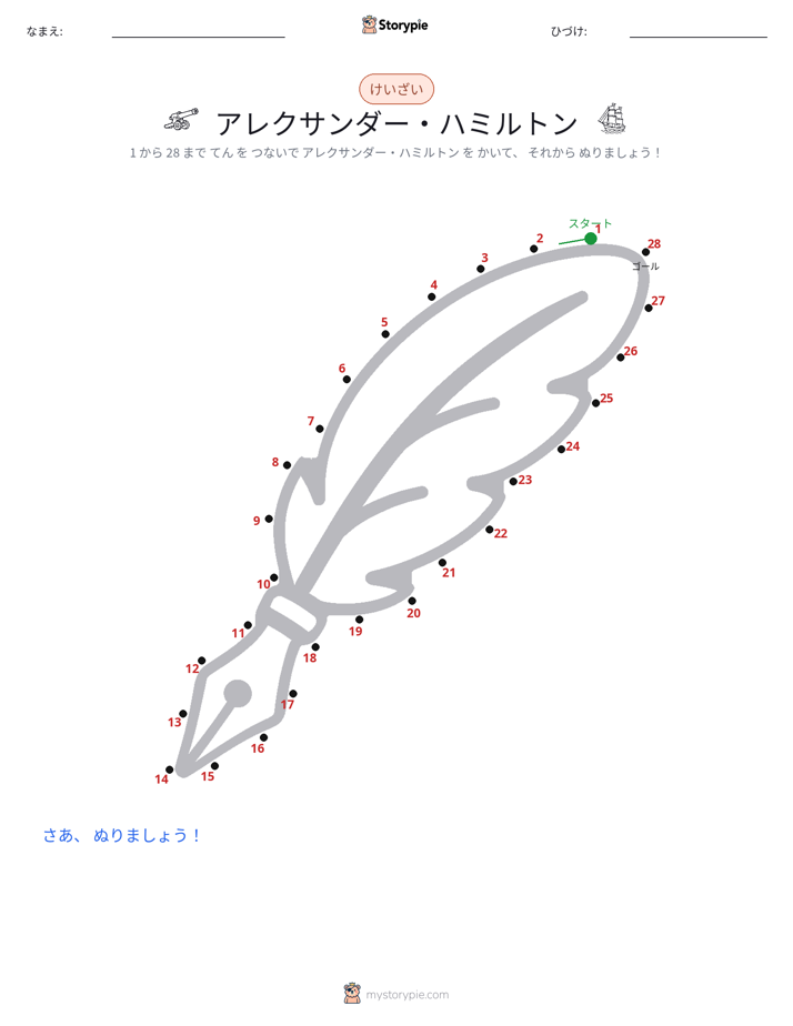点つなぎ