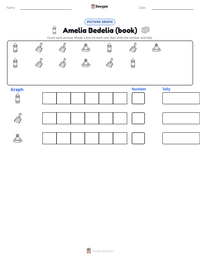 Amelia Bedelia (book) printable worksheet preview