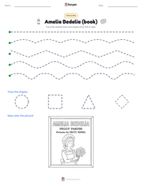 Amelia Bedelia (book) printable worksheet preview