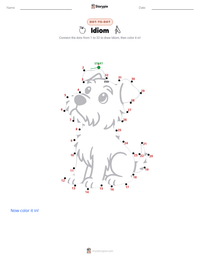 Idiom printable worksheet preview