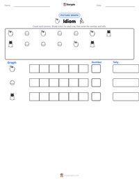Idiom printable worksheet preview