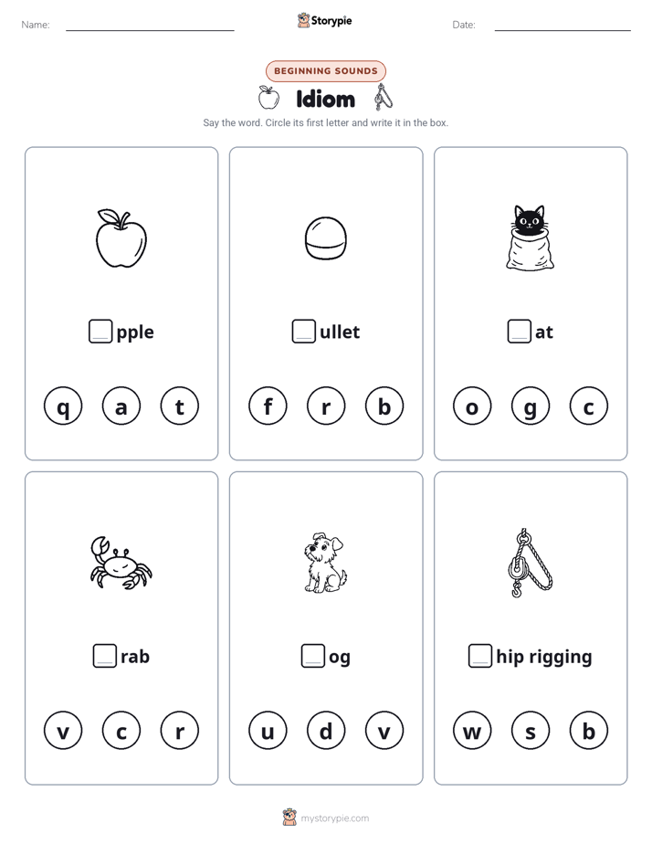 Beginning Sounds