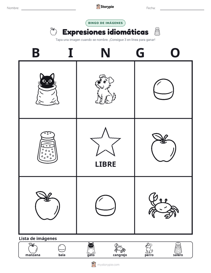 Bingo de Imágenes