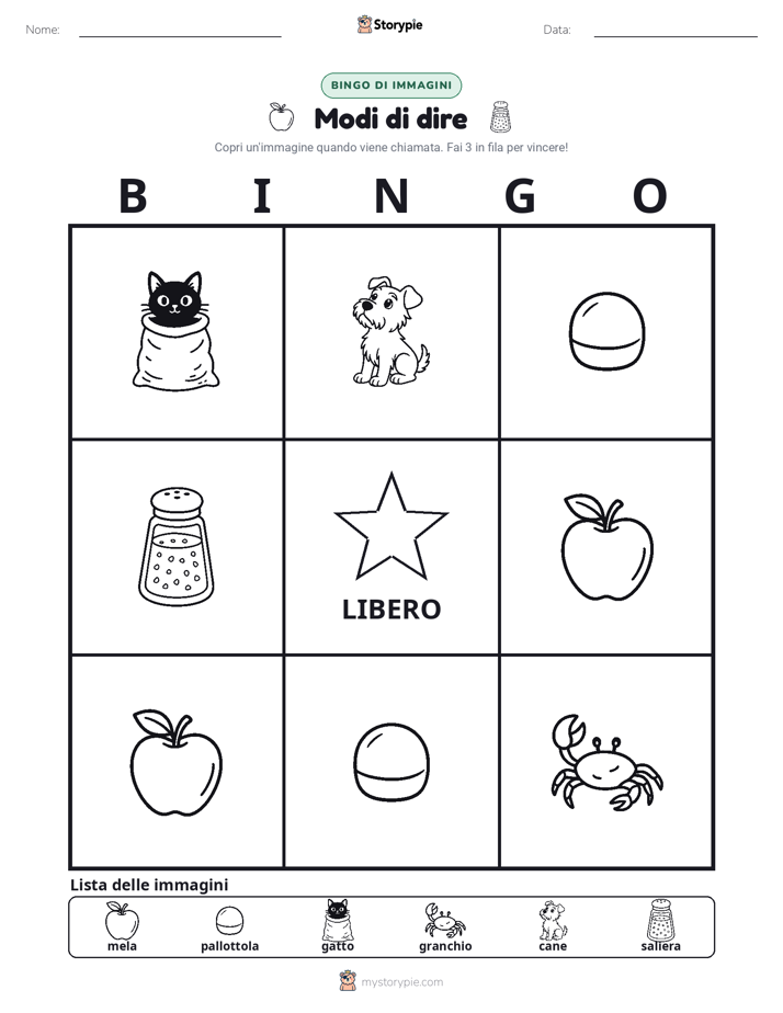 Bingo delle Immagini