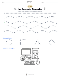 Anteprima della scheda stampabile di Hardware del Computer