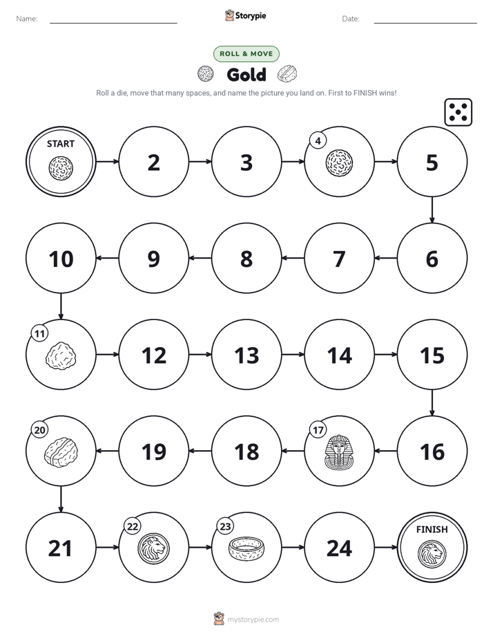Roll & Move Game