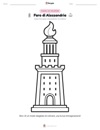 Anteprima della scheda stampabile di Faro di Alessandria
