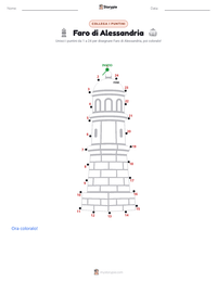 Anteprima della scheda stampabile di Faro di Alessandria
