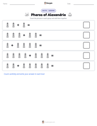 Pharos of Alexandria printable worksheet preview