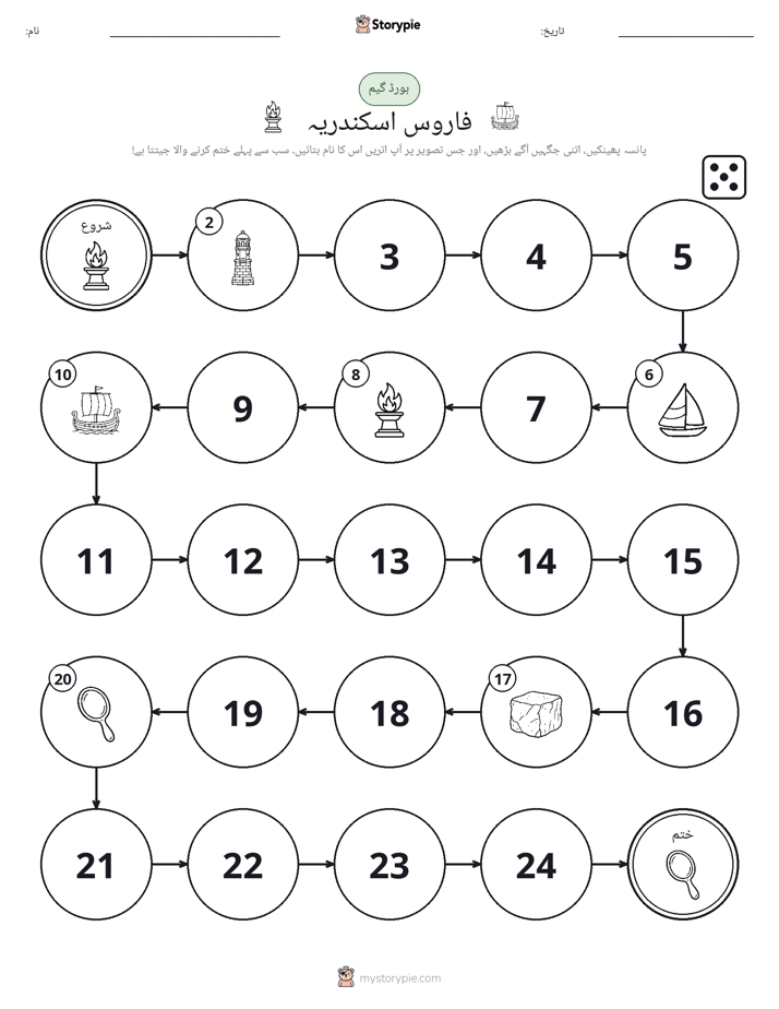 رول اور منتقل کریں کھیل