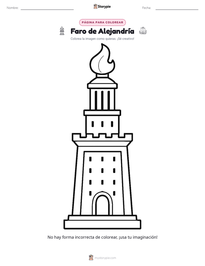 Página para Colorear