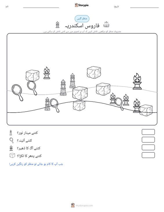 گنتی کا منظر