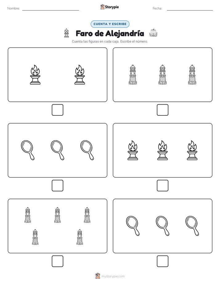 Cuenta y Escribe