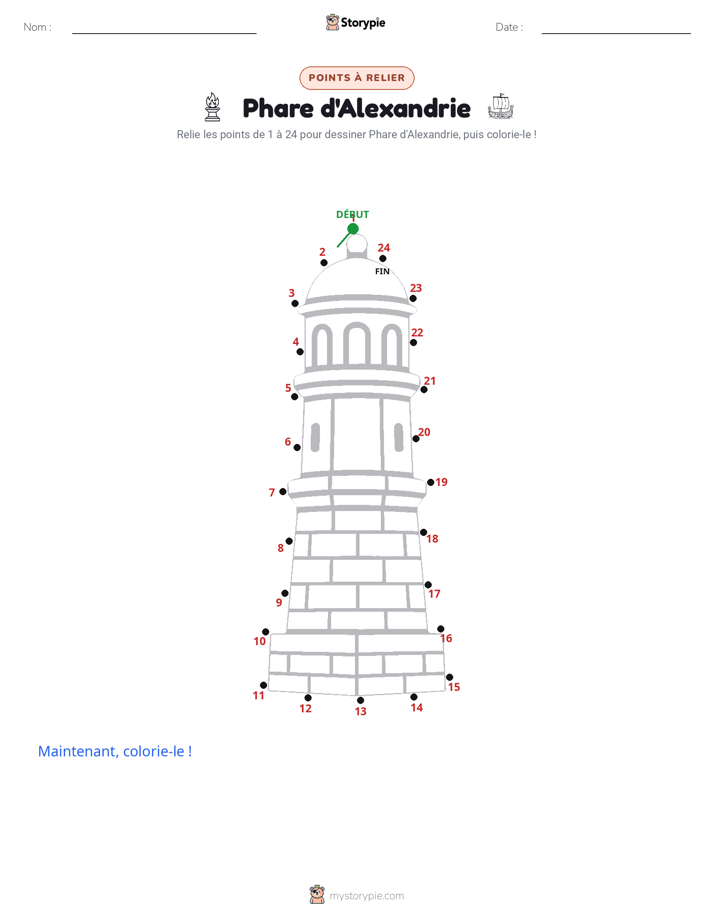 Relie les points