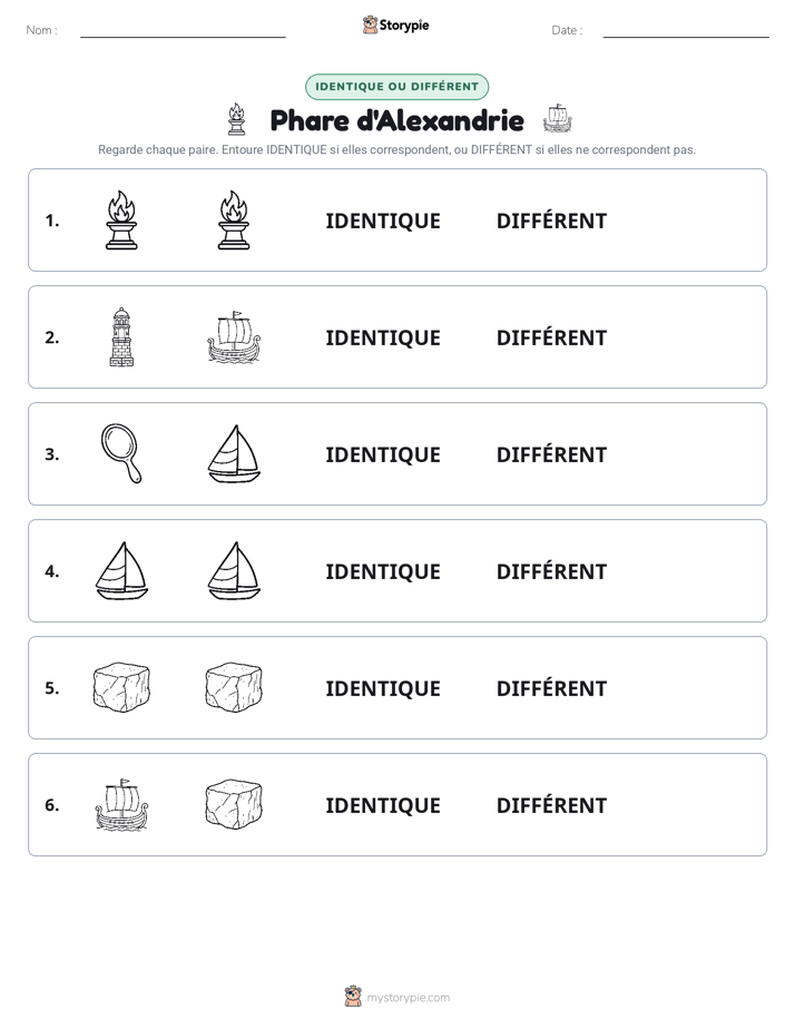 Identique ou Différent