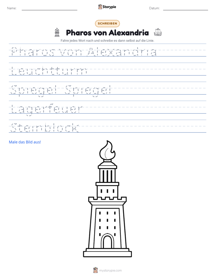 Schreibübung