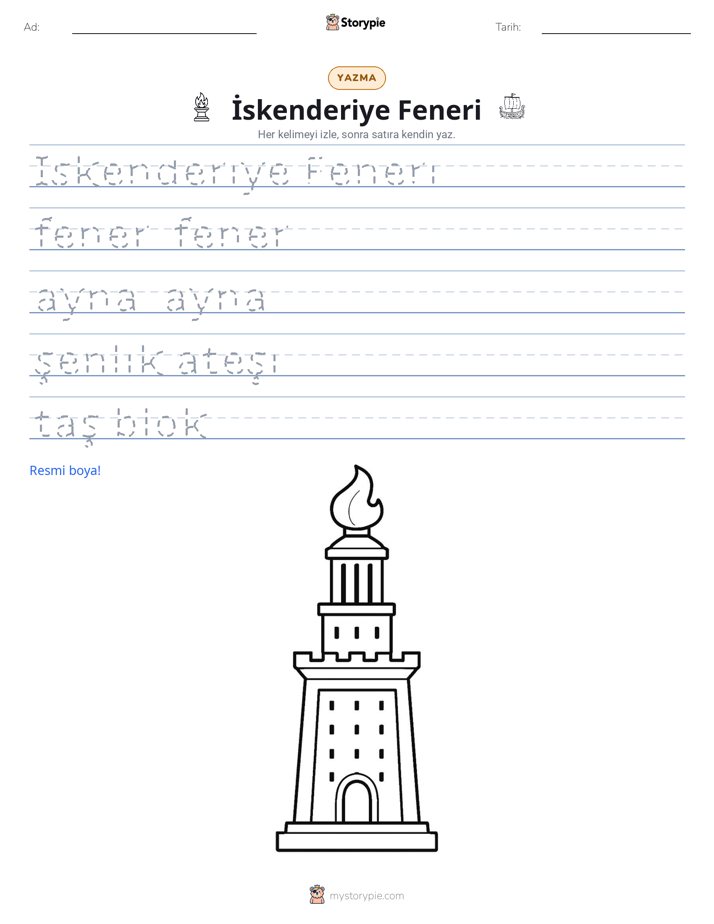 Yazma Pratiği