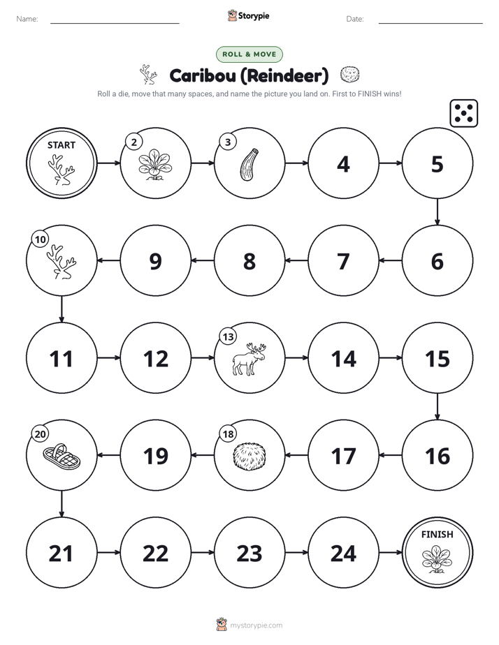 Roll & Move Game
