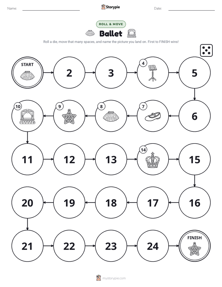 Roll & Move Game