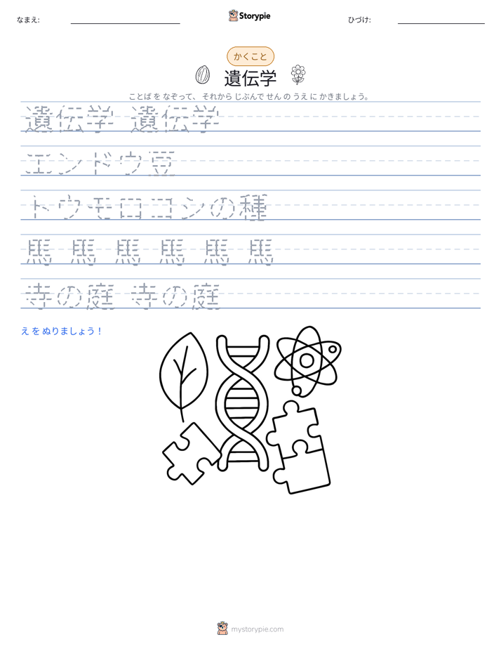 書き取り練習