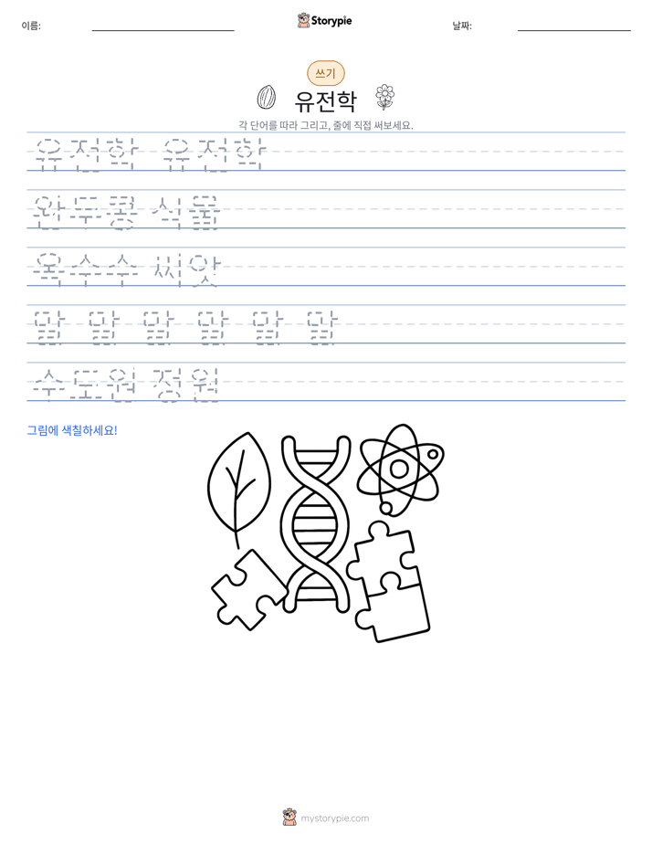 쓰기 연습