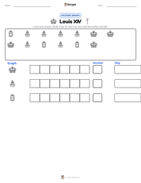 Louis XIV printable worksheet preview