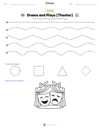 Drama and Plays (Theater) printable worksheet preview