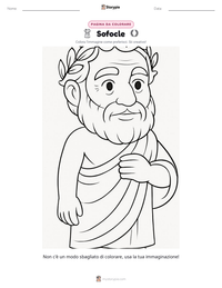 Anteprima della scheda stampabile di Sofocle