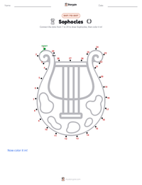 Sophocles printable worksheet preview