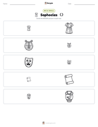 Sophocles printable worksheet preview