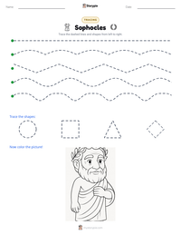 Sophocles printable worksheet preview